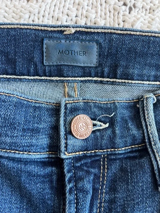 MOTHER The Mid Rise Dazzler Ankle in Pardon My French Sz 26 - Picture 5 of 16